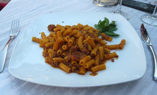 Spaghetti Carbonara mit Makkaroni