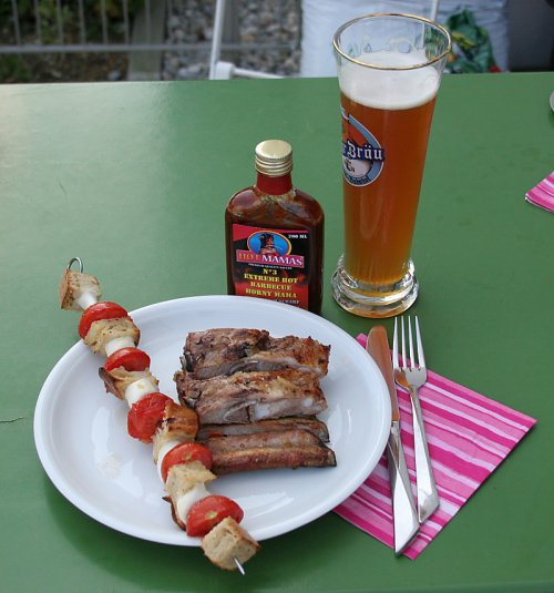 Spare Ribs auf dem Teller