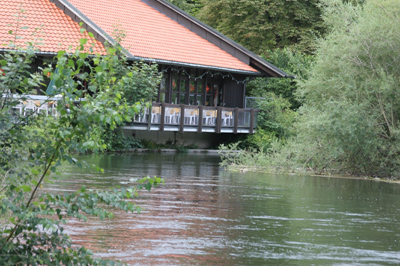 Fluss Würm und Gastronomie Fluss Würm und Gastronomie