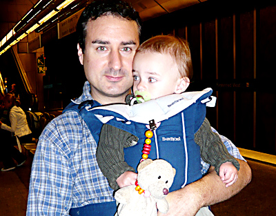 Samira und Maik an der U-Bahn München