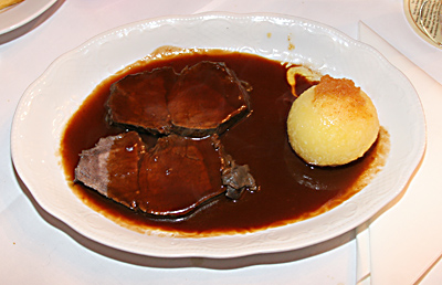 Leckerer Münchner Sauerbraten